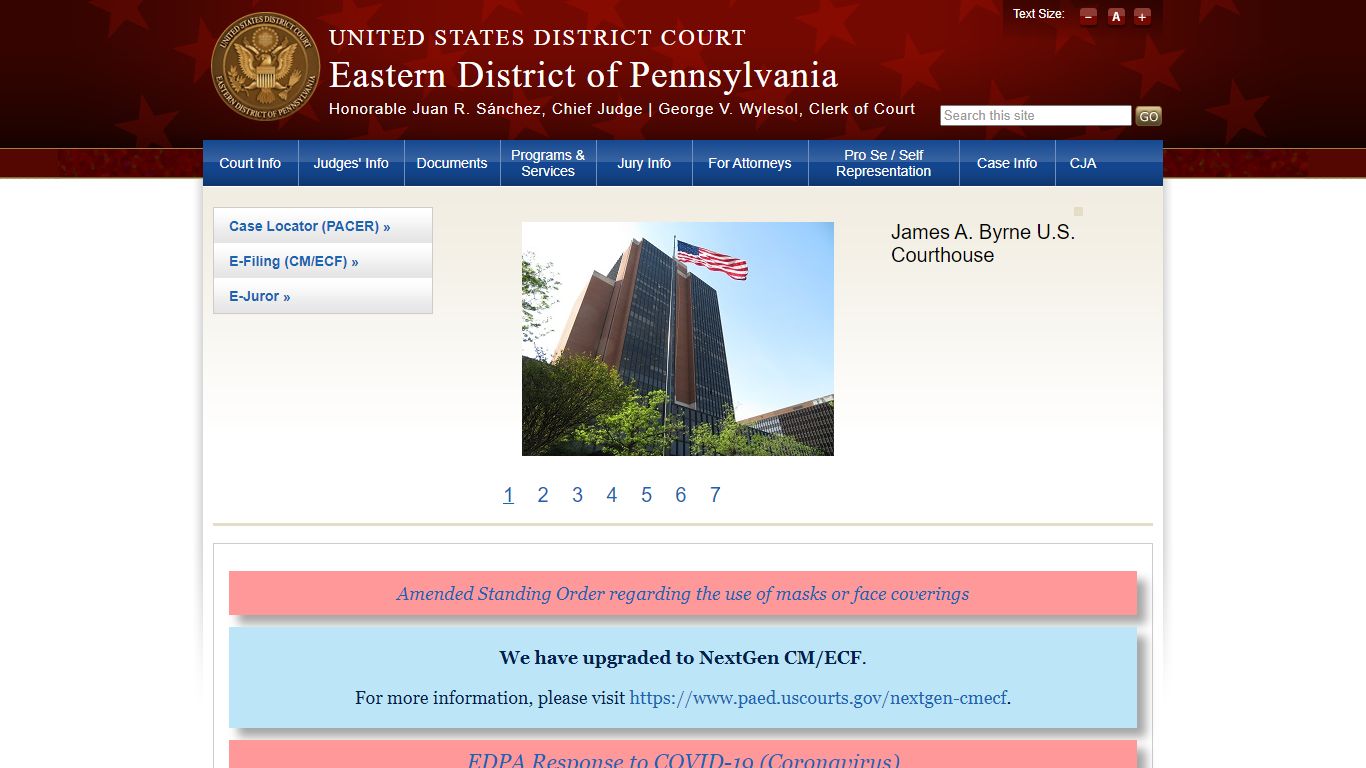 Eastern District of Pennsylvania | United States District Court